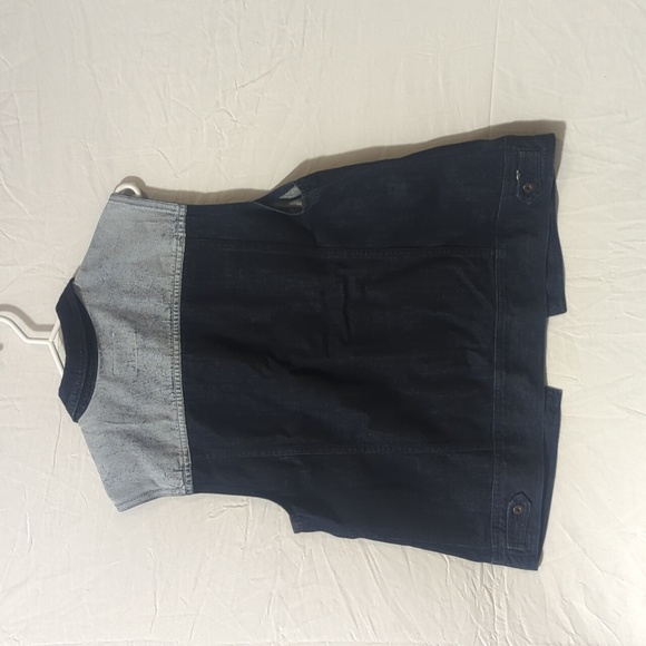 Men's Size L Rag & Bone 2 Tone Denim Vest - Picture 3 of 3